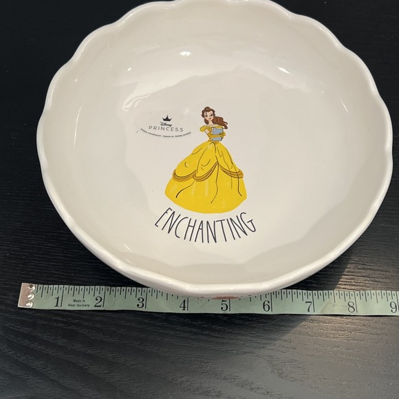 Rae‎ Dunn Disney Princess Belle "Enchanting" Bowl Beauty and the Beast - Picture 5 of 5